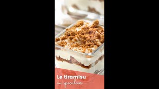 La recette des petits tiramisus au speculoos [upl. by Alleris]