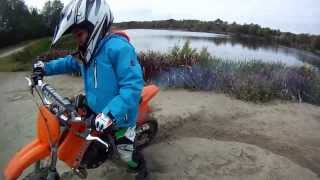 KTM sx 50  Luca 5yrs  vid 4  gOpRo HD Hero Oytersee [upl. by Skillern644]