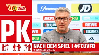 quotStuttgart hat das sehr erwachsen gemachtquot  Pressekonferenz  1 FC Union Berlin [upl. by Aneehsat83]