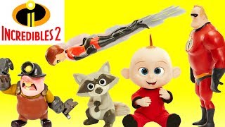 The Incredibles 2 Movie Power Couple Elastigirl Mr Incredible Slingshot Toy Bounce house Ball Pit [upl. by Drofub192]