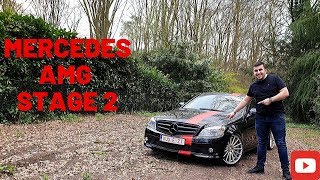 REVIEW of the MERCEDES C220 STAGE 2 with 230HP [upl. by Hobard]