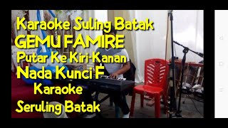 Karaoke MaumereGemu famire versi gondang seruling batak  Kunci F  Gemu fa mire seruling batak [upl. by Bennion]