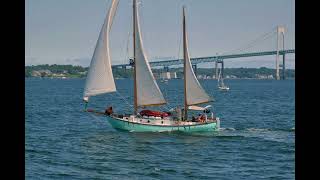 A Green Ketch in a Foaming Sea Photography by Keith R Wahl Made From RI Gallery [upl. by Lathan]