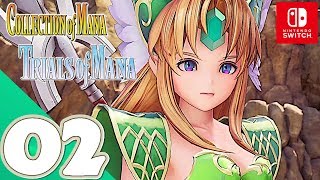 Collection of Mana Switch Trials of Mana  Gameplay Walkthrough Part 2  No Commentary [upl. by Medor]