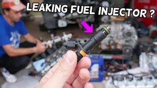 SYMPTOMS OF A LEAKING FUEL INJECTOR [upl. by Inva]