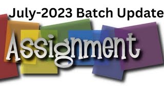 MANUU DDE Assignment July 2023 Batch  All Programme latest Update  ABC Compulsory [upl. by Kiona]