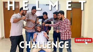 Helmet Challenge in the University😉 Zama Vlogs [upl. by Wolfgang]