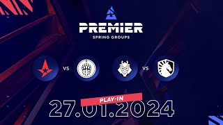 Astralis vs BIG G2 vs Liquid  BLAST Premier Spring Groups 2024 [upl. by Dnalram]