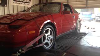 FlawleZ Z31 300ZX 540 RWHP Dyno stock bottom end [upl. by Nnylecyoj]