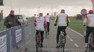 Team Buienradar bij Eneco NK Tegenwindfietsen [upl. by Subak89]