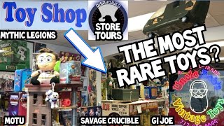 CRAZY TOY STORE  UNCLE BOB’S VINTAGE TOYS  MYTHIC LEGIONS SAVAGE CRUCIBLE GI JOE MARVEL DC MOTU [upl. by Beaver]