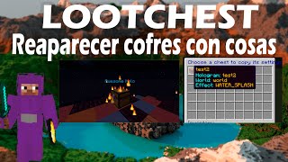 LootChest  Reaparecer ITEMS en Cofres  Spigot Minecraft Plugin [upl. by Siduhey]