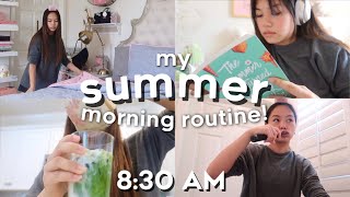 SUMMER MORNING ROUTINE ☀️🌷  Productive Vlog [upl. by Tracay]