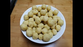 Kartoffelknödel selber machen einfach schnell und lecker als Miniknödel [upl. by Aidul]