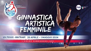 VOLTEGGIO  Domenica 28 Aprile  PGS Don Bosco Cup 2024 Finali Nazionali Ginn Artistica [upl. by Labotsirc]