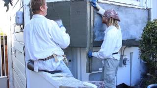 Repair Crooked stucco corners [upl. by Rozek]