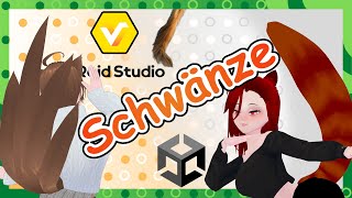 Einfach Vtube Schwänze erstellen mit VroidStudio und Unity  Tutorial [upl. by Havelock]