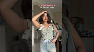 Bridgerton Core Aesthetic 🎀  Get Ready With Me  OOTD shorts corset styletips grwm styling [upl. by Ahseniuq]