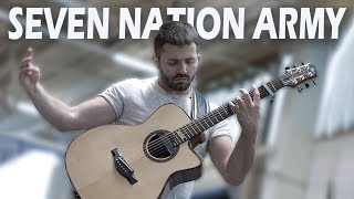 SEVEN NATION ARMY The White Stripes on Acoustic Guitar  Luca Stricagnoli [upl. by Lydie]