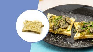 Koolhydraatarm Recept Toast Roerei Champignons  Protiplan Eiwit Dieet [upl. by Ailyn62]