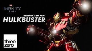 Iron Man Mark 44 “Hulkbuster” From Threezero Unboxing amp Review [upl. by Enitsrik996]