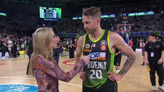 Nathan Sobey postgame interview vs Perth Wildcats  Round 7 NBL25 [upl. by Sirromad580]