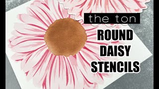 Intro Round Daisy Layering Stencils [upl. by Nylirahs]