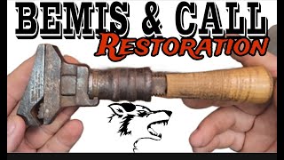 156 Tool Restoration Bemis amp Call Combo Wrench gets a New Life and Handle  BampC Hardware Tool Co [upl. by Salita257]