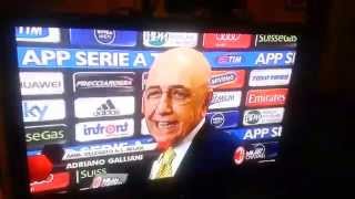 Galliani quotI parametri zero sono delle pippequot [upl. by Einon]