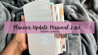 Planner Update Personal Luxe  FCC Inserts [upl. by Nebra]