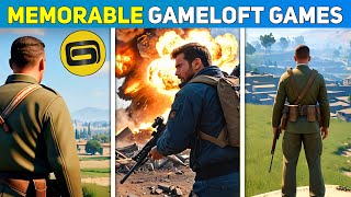 Top 10 Gameloft GREATEST of all time Games for Android [upl. by Birkett411]