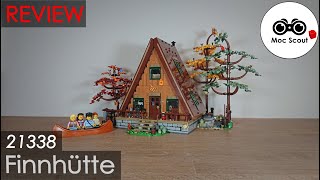 Eng aber urgemütlich  Lego® 21338 Review  quotFinnhüttequot 2023 [upl. by Adnertal]