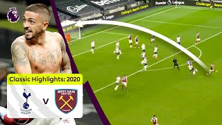 Spurs 33 West Ham  LATE HAMMERS COMBACK amp LANZINI STUNNER Premier League Highlights [upl. by Raffaello]