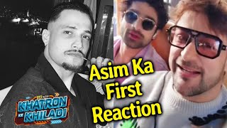 Khatron Ke Khiladi 14 Asim Riaz First Reaction After Being Removed From KKK [upl. by Kila]