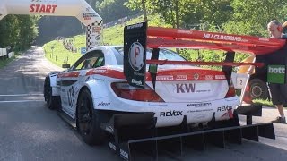 The Fastest Hillclimb Monster Swiss Champ Reto Meisel and the MercedesBenz SLK340 Judd V8 610HP [upl. by Dickson555]