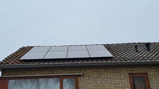 8 REC 405 zonnepanelen plaatsen stringomvormer Huawei tips stringkabels leggen dakpannen slijpen [upl. by Kavanagh]