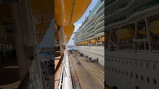 Looking Between Cruise Ships 15 [upl. by Dotson]