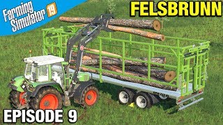 Farming Simulator 19 Timelapse  Felsbrunn FS19 Episode 9 FORESTRY ON A BUDGET [upl. by Rahas]