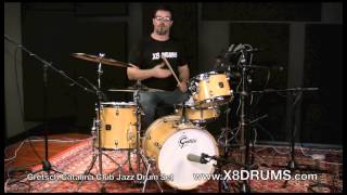 Gretsch Catalina Club Jazz Drum Set Review amp Introduction  X8 DRUMS [upl. by Siram]