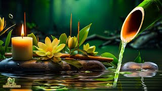 Relaxing Piano Music amp Water Sounds Deep Sleeping Music  Meditation MusicWater Fountain Bamboo [upl. by Alberta]