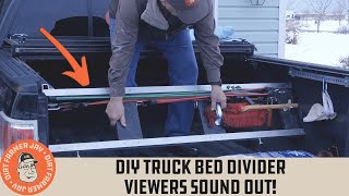 DIY Truck Bed Divider  Viewers Sound Out [upl. by Ytram294]