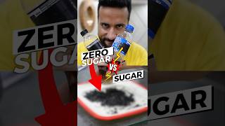 Zero Sugar Vs Normal Cold Drinks scienceexperiment science ashusir experiment health shorts [upl. by Mohun]