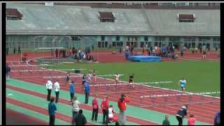 Jeroen Peetoom Olympisch Stadion Atletiek 100M Horde [upl. by Alset]