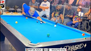 RAULITO CAMPEÓN DOMINICANO VS PIPI DE AZUA  JUEGO DE BILLAR 2024 CARRERA 6 [upl. by Robers]