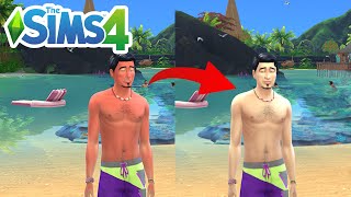 How To Remove Tan Cheat  The Sims 4 [upl. by Nonnairb]