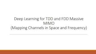 FDD and TDD massive mimo channel mapping using matlab [upl. by Zawde38]