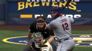 New York Mets vs Milwaukee Brewers  NL Wild Card 2024 Game 1 Full Highlights MLB The Show 24 Sim [upl. by Otrebmal416]