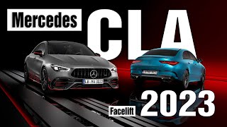 MercedesBenz CLA 2023 Coupé y Shooting Brake ¡así es el nuevo facelift [upl. by Trever40]