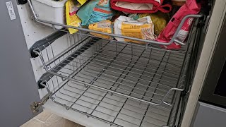 Assembling IKEA products  UTRUSTA  Wire basket drawer [upl. by Anemaj]