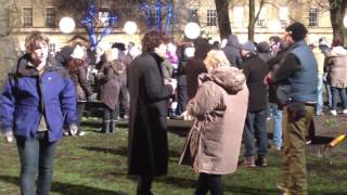 Benedict Cumberbatch Sherlock Filming Portland Square Bristol [upl. by Reywas825]